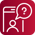 Icon_ Red_ Browser User Help Message Streamline Streamline Light 3.0